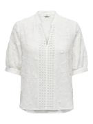 Only Onlalice emb ss shirt wvn cs