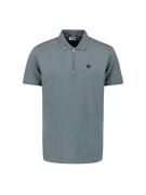No Excess 28380422 polo zip pique garment dyed