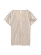 Vero Moda vmduvi s/s v-neck top jrs btq ga nl 10334193 silver colour