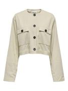 Only Onlpampa ls linen bl jacket pnt beige