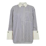 Co'Couture Cc samson stripe cuff shirt