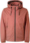 No Excess Zomerjas met capuchon middel lengte melon