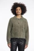 Rino & Pelle boxy jacket bubbly.5002511 green ash