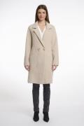 Rino & Pelle Long double breasted cardigan beige