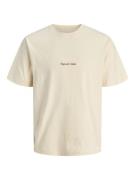 Jack & Jones jornorrebro emb tee ss crew neck no 12282892 antique whit...