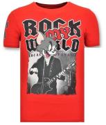 Local Fanatic T-shirt rock my world cat