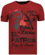 Local Fanatic El patron pablo rhinestone t-shirt