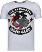 Local Fanatic Fight club spike rhinestone t-shirt