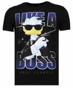 Local Fanatic Like a boss rhinestone t-shirt