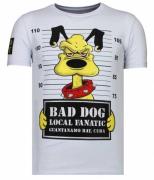 Local Fanatic Bad dog rhinestone t-shirt