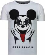 Local Fanatic Kiss my mickey rhinestone t-shirt