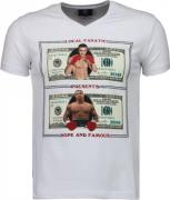 Local Fanatic Golden boy vs iron mike t-shirt