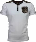 David Copper T-shirt tijger print motief