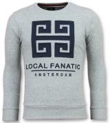 Local Fanatic Greek border leuke sweater